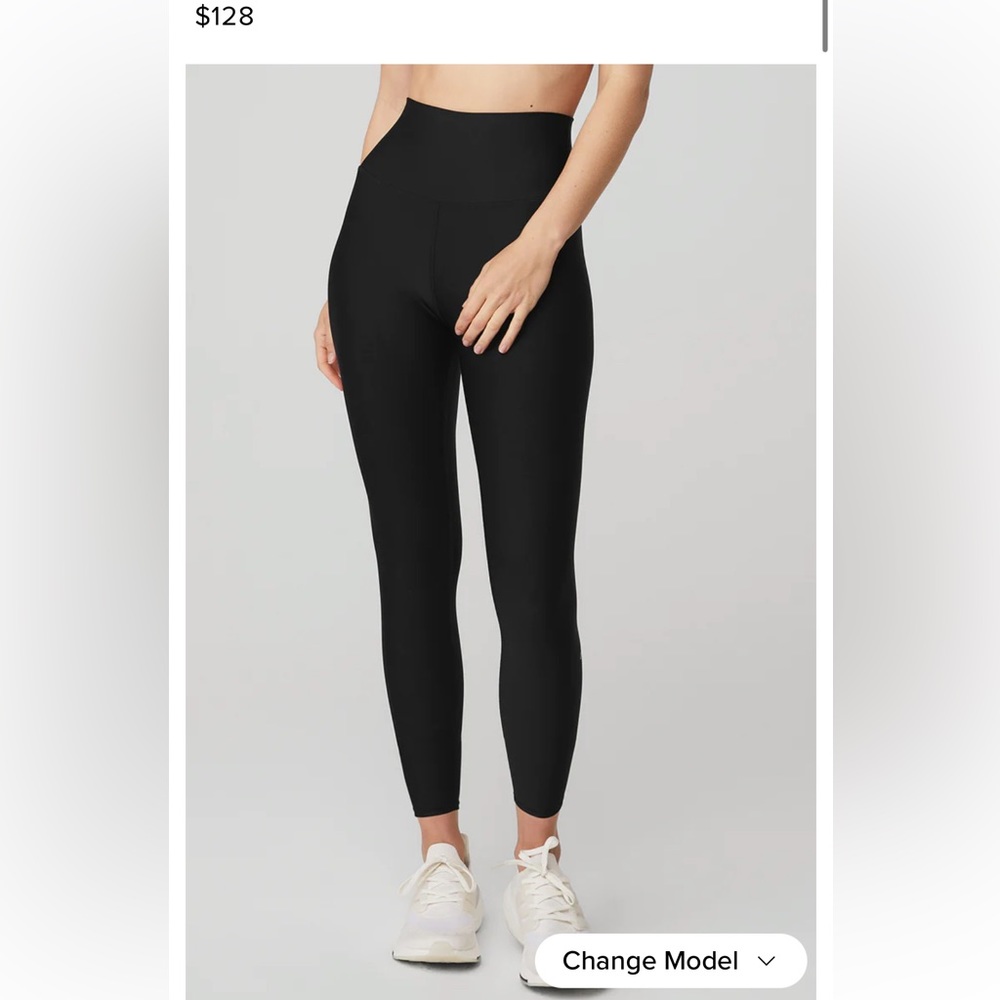 Alo yoga airlift black 7/8 length xs